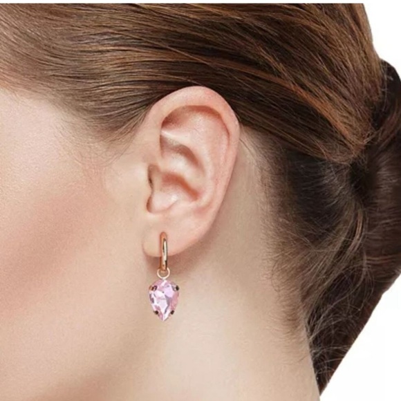 Unwritten interchangeable multicolor glass earrings set - Picture 4 of 11